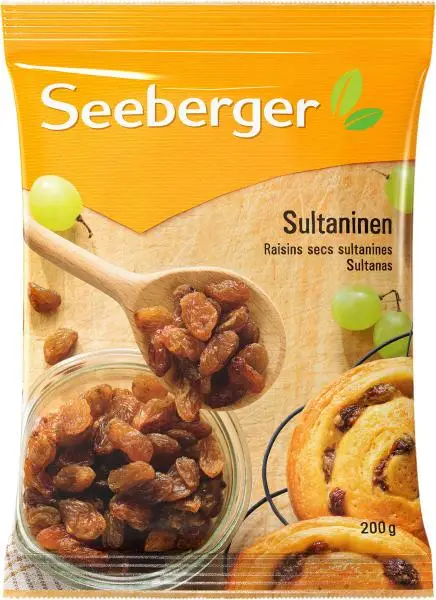 Nozes Seeberger | Sultanas Seeberger | Alimentos Seeberger | Nozes alemãs | 7 onças no total