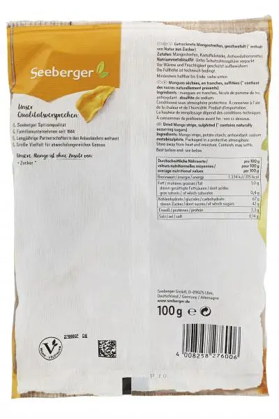 Nozes Seeberger | Manga Seeberger | Alimentos Seeberger | Nozes alemãs | 3,5 onças no total - Image 2