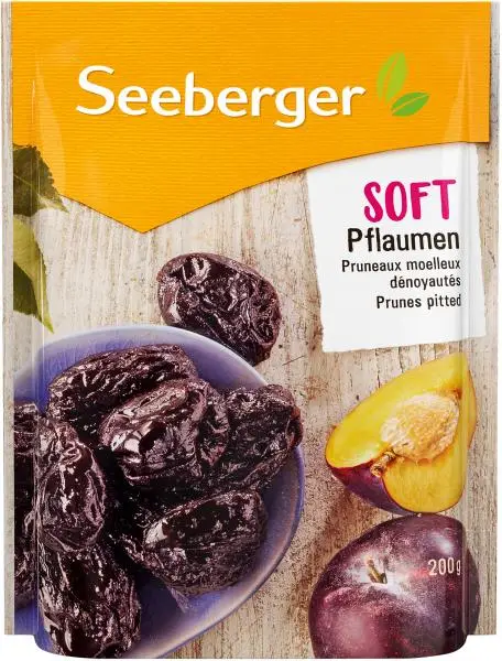 Nozes Seeberger | Ameixas Macias Seeberger | Alimentos Seeberger | Nozes Alemãs | 7 onças no total