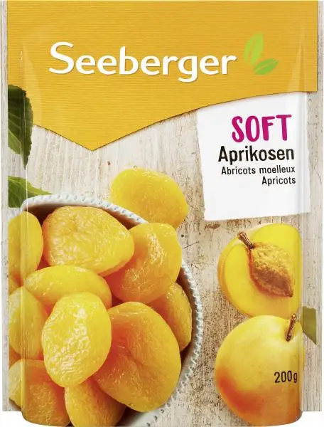 Nozes Seeberger | Damascos Macios Seeberger | Alimentos Seeberger | Nozes Alemãs | 7 onças no total