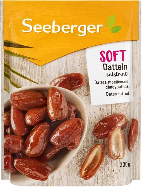 Nozes Seeberger | Tâmaras Macias Descaroçadas Seeberger | Alimentos Seeberger | Nozes Alemãs | 7 onças no total