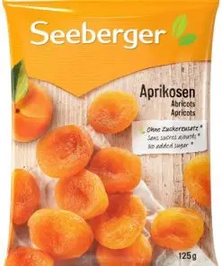 Nozes Seeberger | Damascos Seeberger | Alimentos Seeberger | Nozes alemãs | 4,4 onças no total