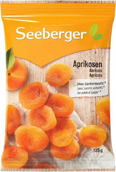 Nozes Seeberger | Damascos Seeberger | Alimentos Seeberger | Nozes alemãs | 4,4 onças no total