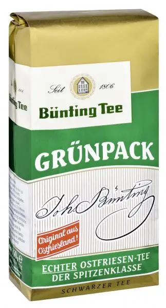 Bünting Tee | Bünting Tee Green | Bünting Tee | Deutscher Tee | 8,8 Unzen insgesamt