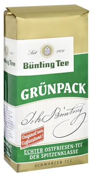 Bünting Tee | Bünting Tee Grünpackung | Bünting Tee | Deutscher Tee | Insgesamt 17,6 Unzen