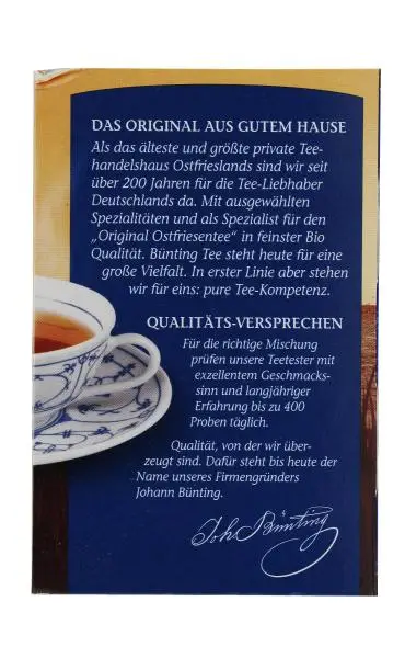 Bünting Tee | Ostfriesischer Tee | Bünting Tee | Deutscher Tee | Insgesamt 2,1 Unzen – Bild 2
