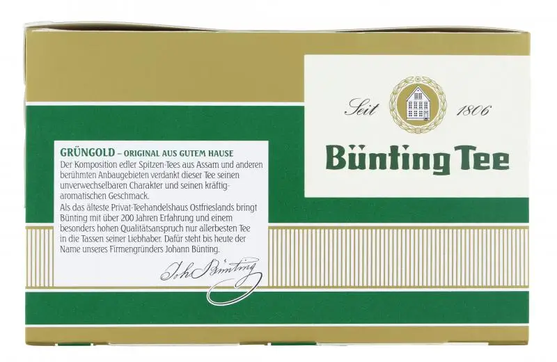 Bünting Tee | Bünting Tee Green Gold Große Teekanne | Bünting Tee | Deutscher Tee | 8,8 Unzen insgesamt – Bild 3