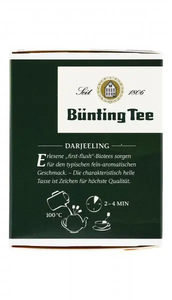 Bünting Tee | Bünting Tee Bio Darjeeling | Bünting Tee | Deutscher Tee | Insgesamt 1,2 Unzen – Bild 4