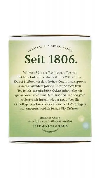 Bünting Tee | Grüner Tee | Bünting Tee | Deutscher Tee | 1,2 Unzen insgesamt – Bild 2