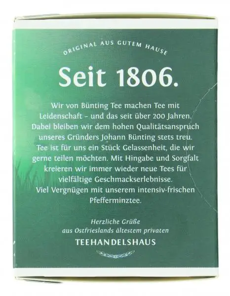 Bünting Tee | Pfefferminztee | Bünting Tee | Deutscher Tee | 1,4 Unzen insgesamt – Bild 3