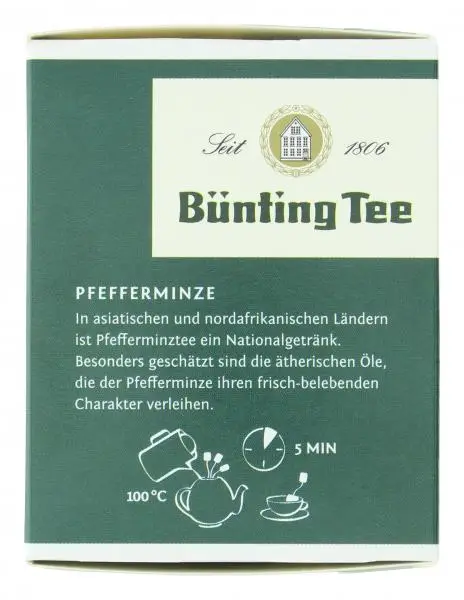 Bünting Tee | Pfefferminztee | Bünting Tee | Deutscher Tee | 1,4 Unzen insgesamt – Bild 4