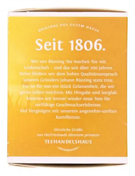 Bünting Tee | Bünting Tee Kamille Classic | Bünting Tee | Deutscher Tee | 1 Unze insgesamt – Bild 2
