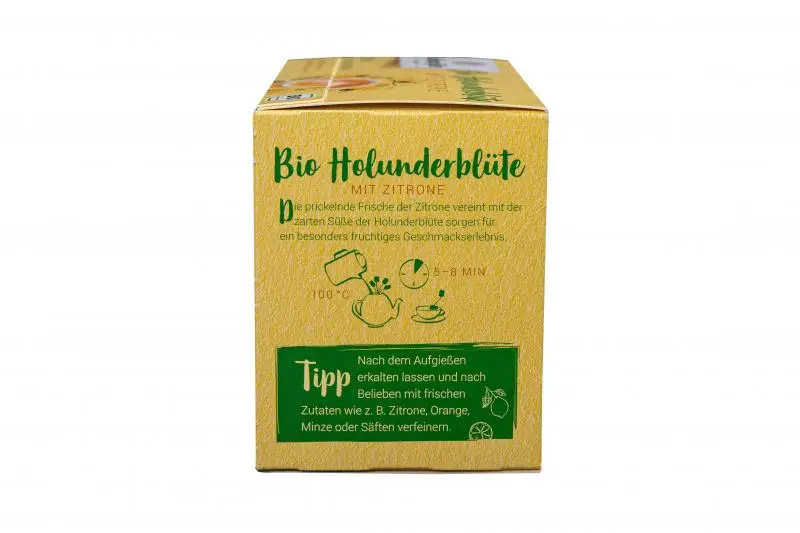 Bünting Tee | Bünting Tee Holunderblüte mit Zitrone | Bünting Tee | Deutscher Tee | Insgesamt 1,7 Unzen – Bild 2