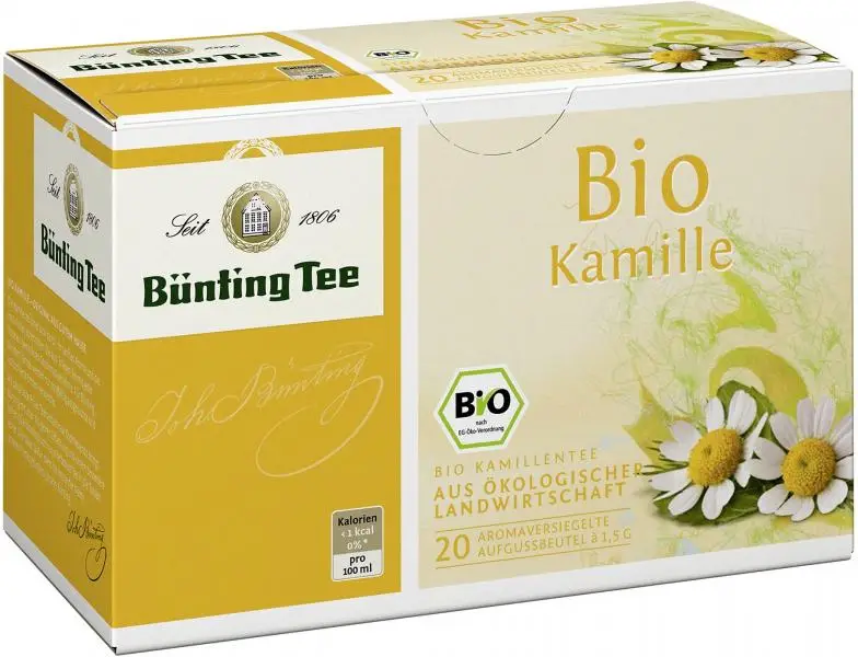 Bünting Tee | Bio-Kamillentee | Bünting Tee | Deutscher Tee | 1 Unze insgesamt