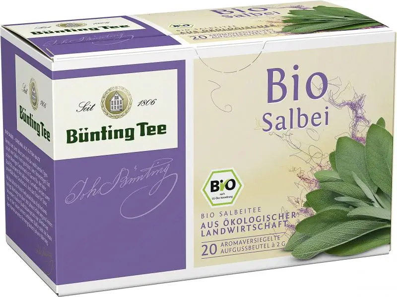 Bünting Tee | Bünting Tee Salbei | Bünting Tee | Deutscher Tee | 1,4 Unzen insgesamt