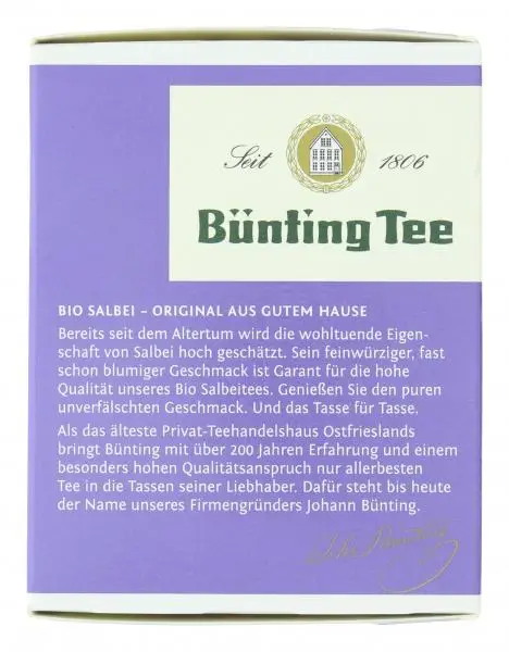 Bünting Tee | Bünting Tee Salbei | Bünting Tee | Deutscher Tee | 1,4 Unzen insgesamt – Bild 3