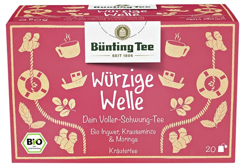 Bünting Tee | Bünting Tee Spicy Wave | Bünting Tee | Deutscher Tee | Insgesamt 1,7 Unzen