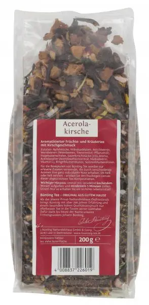 Bünting Tee | Bünting Tee Acerola-Kirsche | Bünting Tee | Deutscher Tee | Insgesamt 7 Unzen – Bild 2