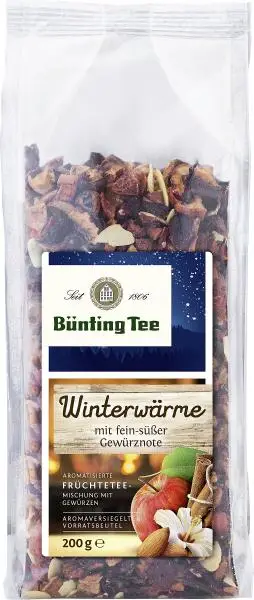 Bünting Tea | Bünting Tea Winter Warmth | Bünting Tee | German Tea | 7 Ounce Total