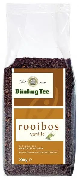 Bünting Tee | Bünting Tee Rooibos Vanille | Bünting Tee | Deutscher Tee | 7 Unzen insgesamt