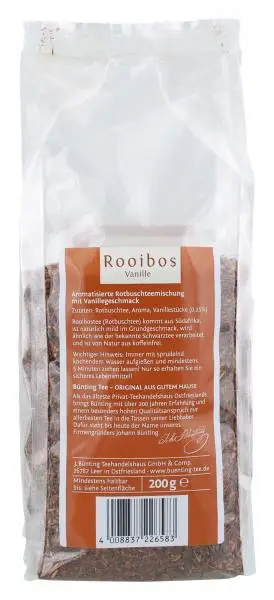 Bünting Tee | Bünting Tee Rooibos Vanille | Bünting Tee | Deutscher Tee | 7 Unzen insgesamt – Bild 2