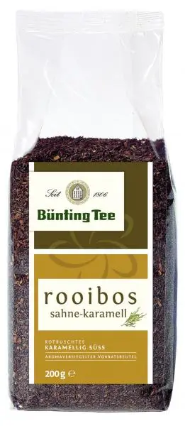 Bünting Tee | Bünting Tee Rooibos Cream Caramel | Bünting Tee | Deutscher Tee | Insgesamt 7 Unzen