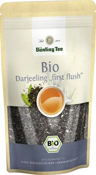 Bünting Tee | Bünting Tee Bio Darjeeling First Flush | Bünting Tee | Deutscher Tee | 3,5 Unzen insgesamt