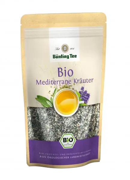 Bünting Tee | Bünting Tee Bio-Mediterrane Kräuter | Bünting Tee | Deutscher Tee | 2,8 Unzen insgesamt