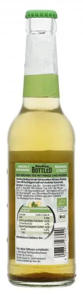 Bünting Tee | Bünting Flaschen-Grüntee Minze & Ingwer (wiederverwendbar) | Bünting Tee | Deutscher Tee | 11,6 Unzen insgesamt – Bild 2