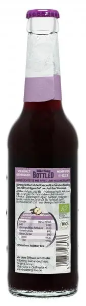 Bünting Tee | Bünting Flaschen-Früchtetee Apfel & Holunder (Mehrweg) | Bünting Tee | Deutscher Tee | Insgesamt 11,6 Unzen – Bild 2