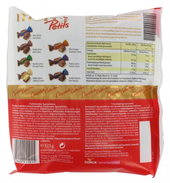 Chocolate Merci | Mistura de chocolates Merci pequenos | Doces Merci | Storck Merci | 4,4 onças no total - Image 2