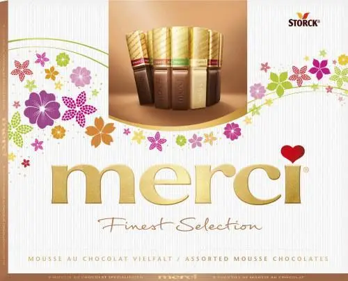 Chocolate Merci | Merci Mousse Au Chocolat Finest Selection | Doces Merci | Storck Merci | 7,4 onças no total