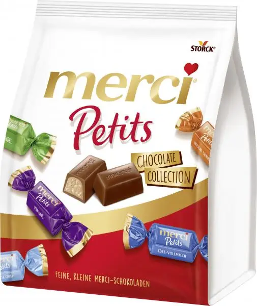 Chocolate Merci | Coleção de chocolates Merci Petit | Doces Merci | Storck Merci | 7 onças no total