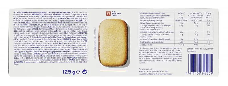 Bahlsen Kekse | Bahlsen Messino Noble Tart | Bahlsen Kekse | Deutsche Kekse aus Deutschland | 4,4 Unzen insgesamt – Bild 2