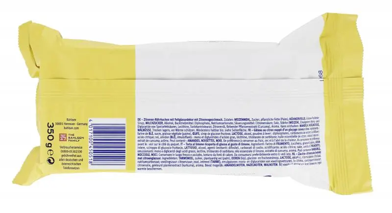 Bahlsen Kekse | Bahlsen Comtess Lemon | Bahlsen Kekse | Deutsche Kekse aus Deutschland | Insgesamt 12,3 Unzen – Bild 2