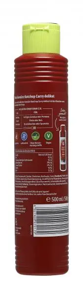 Ketchup Hela Curry | Ketchup Hela Curry Spice Delicado | Molho Hela Curry | Ketchup Hela Gewurz Curry | 17,6 onças no total - Image 2