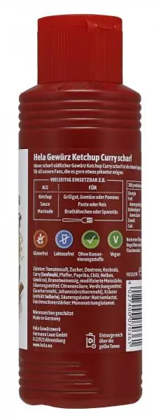 Ketchup Hela Curry | Ketchup Hela Curry Spice Picante | Molho Hela Curry | Ketchup Hela Gewurz Curry | 10,5 onças no total - Image 2