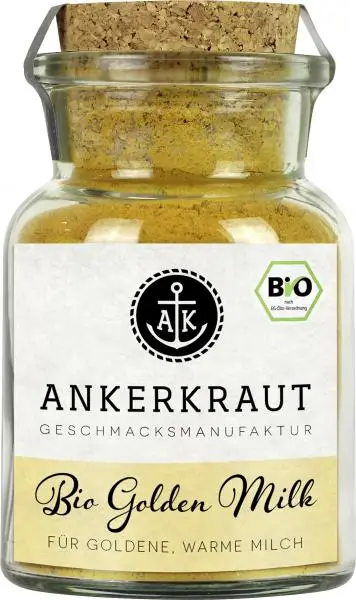 Ankerkraut Gewürze | Ankerkraut Golden Milk | Ankerkraut Gewürze | Deutsche Gewürze und Würzmittel | Insgesamt 2,9 Unzen