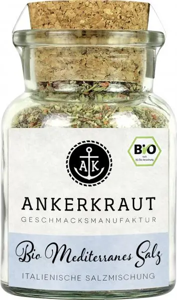 Ankerkraut Gewürze | Ankerkraut Mittelmeersalz | Ankerkraut Gewürze | Deutsche Gewürze und Würzmittel | Insgesamt 4,2 Unzen