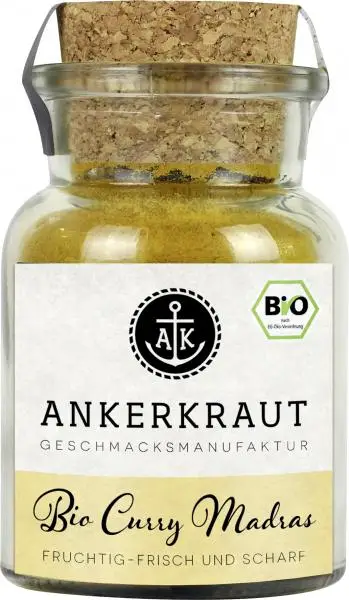 Ankerkraut Gewürze | Ankerkraut Curry Madras | Ankerkraut Gewürze | Deutsche Gewürze und Würzmittel | 2,4 Unzen insgesamt