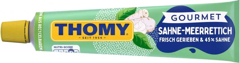 Molho Thomy | Rábano suave | Molho alemão | Molho alemão Thomy | 6,7 onças no total
