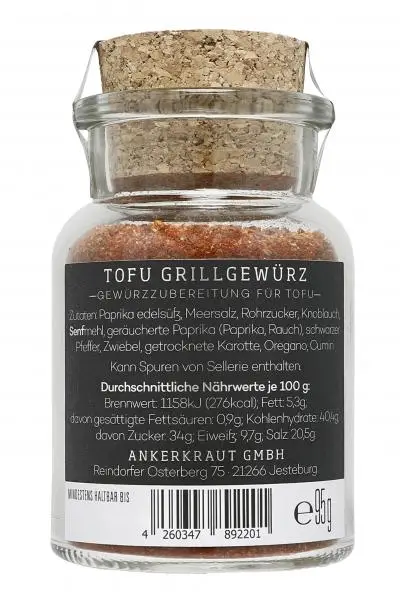 Ankerkraut Gewürze | Ankerkraut Tofu-Barbecue-Gewürz | Ankerkraut Gewürze | Deutsche Gewürze und Würzmittel | Insgesamt 3,3 Unzen – Bild 2