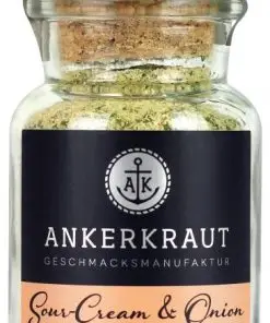 Ankerkraut Gewürze | Ankerkraut Sauerrahm & Zwiebel | Ankerkraut Gewürze | Deutsche Gewürze und Würzmittel | Insgesamt 3,1 Unzen