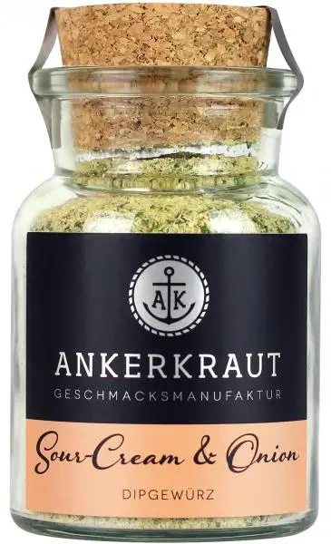 Ankerkraut Gewürze | Ankerkraut Sauerrahm & Zwiebel | Ankerkraut Gewürze | Deutsche Gewürze und Würzmittel | Insgesamt 3,1 Unzen