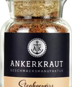 Ankerkraut Gewürze | Ankerkraut Steakgewürz | Ankerkraut Gewürze | Deutsche Gewürze und Würzmittel | Insgesamt 3,5 Unzen