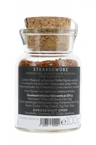 Ankerkraut Gewurze | Ankerkraut Tempero para Bife | Ankerkraut Especiarias | Especiarias e Temperos Alemães | 3,5 Onças no Total - Image 2