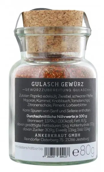 Ankerkraut Gewurze | Ankerkraut Especiarias para Goulash | Ankerkraut Especiarias | Especiarias e temperos alemães | 2,8 onças no total - Image 2