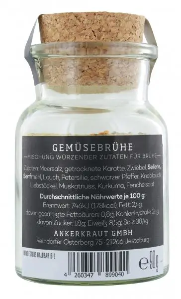 Ankerkraut Gewürze | Ankerkraut Gemüsebrühe | Ankerkraut Gewürze | Deutsche Gewürze und Würzmittel | Insgesamt 3,1 Unzen – Bild 2