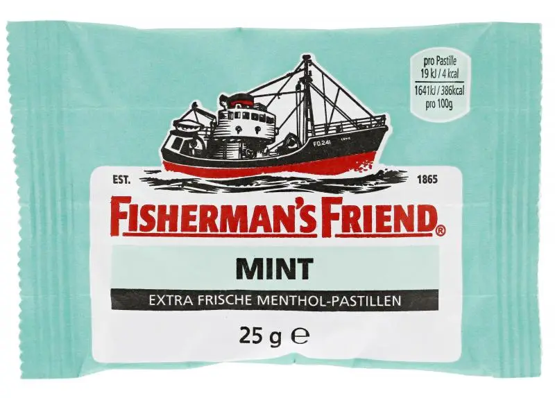 Fishermans Friend Cough Drops | Fisherman'S Friend Mint | Fishermans Friend Cough Sweets | Fisherman Friends Sweets | 0,8 Ounce Total
