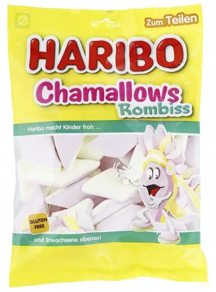 Doces HARIBO | HARIBO Chamallows Rombiss | Gomas HARIBO | Doces de goma HARIBO | 7,9 onças no total
